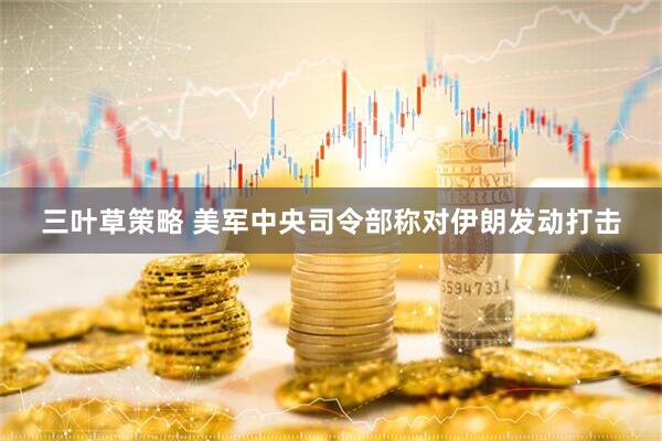 三叶草策略 美军中央司令部称对伊朗发动打击